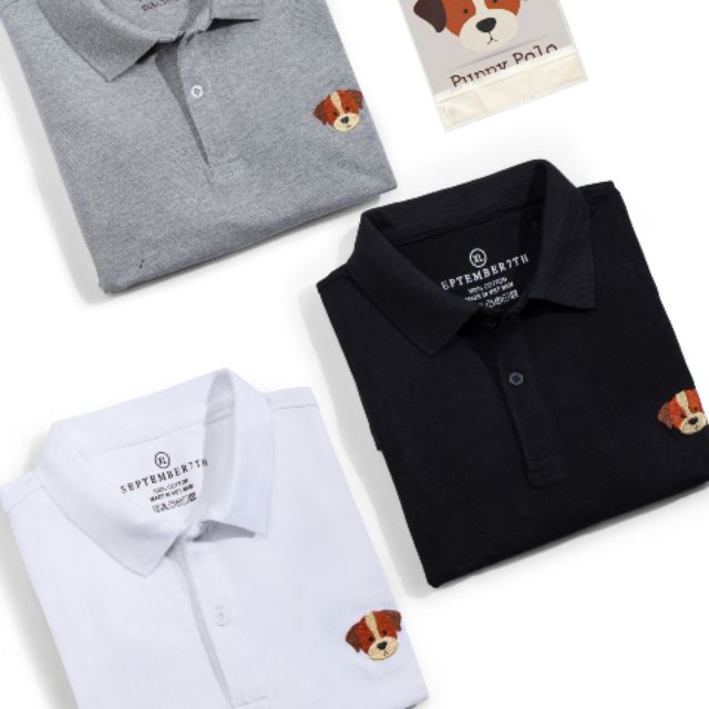 Puppy Polo áo thun có cổ - September7th