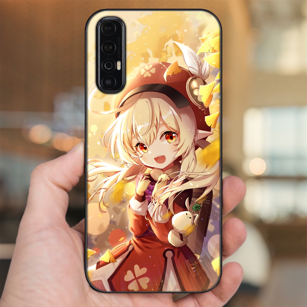 Ốp lưng Oppo Reno 3 Pro viền đen in hình Klee Genshin Impact