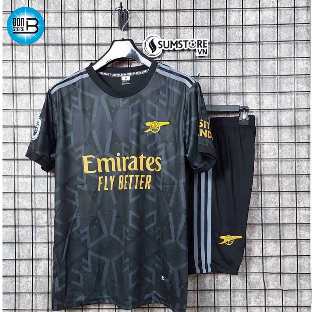 Bộ quần áo đá bóng nam nữ câu lạc bộ Chelsea, CLB Liverpool, CLB Arsenal chất thun lạnh tháng mát