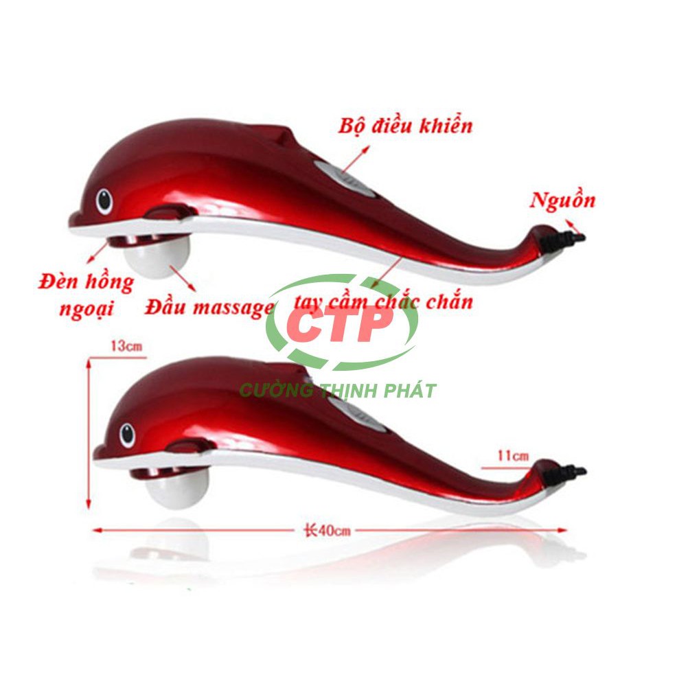 Máy massage cầm tay máy mát xa cầm tay cá heo hồng ngoại loại xịn