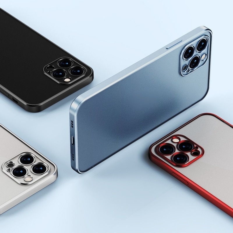 Ốp Điện Thoại Trong Suốt Siêu Nhẹ Cho IPhone 13 12 Mini 11 Pro XS Max XR X 8 7 Plus SE 2020