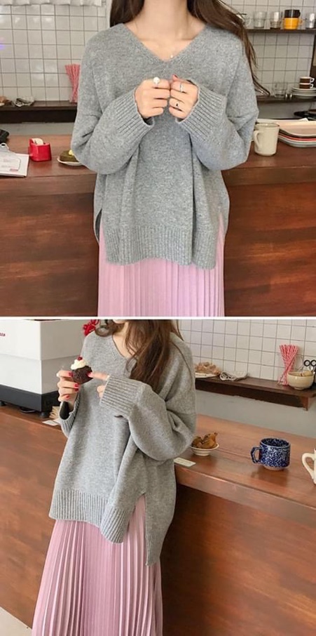 Áo len cổ tym siêu xinh chất len mịn đẹp hàng quảng châu | BigBuy360 - bigbuy360.vn