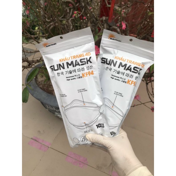 [ ẢNH THẬT ] Combo 50 khẩu trang kháng khuẩn 4D KF94.