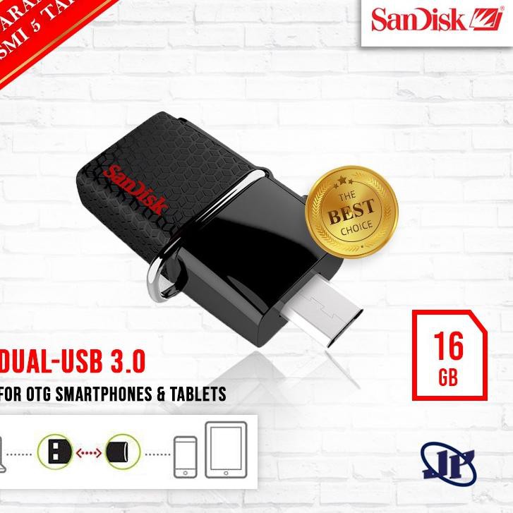 Ổ Đĩa Usb 3.0 Sandisk Otg Dual Drive 95 (16Gb)