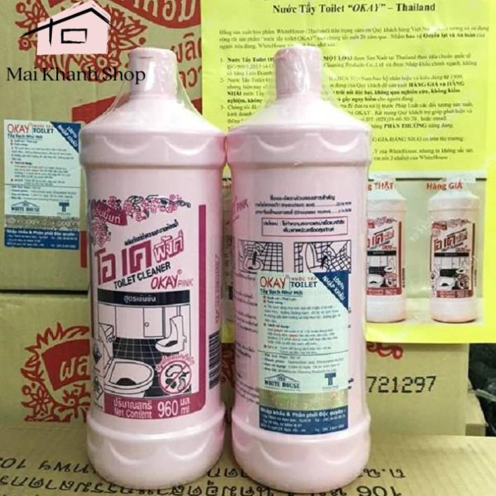 Nước Tẩy Toilet OKAY PINK Hàng Thái Lan Chính Hãng 960ml