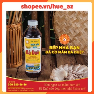 [LOẠI 1] Nước Mắm Ruốc BÀ DUỆ đặc biệt thơm ngon 550ML
