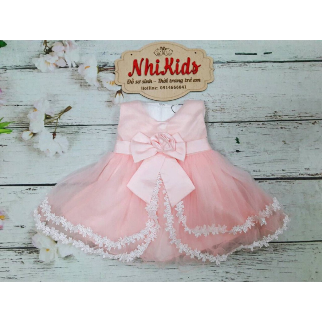 Đầm voan công chúa bé gái (7-12kg)