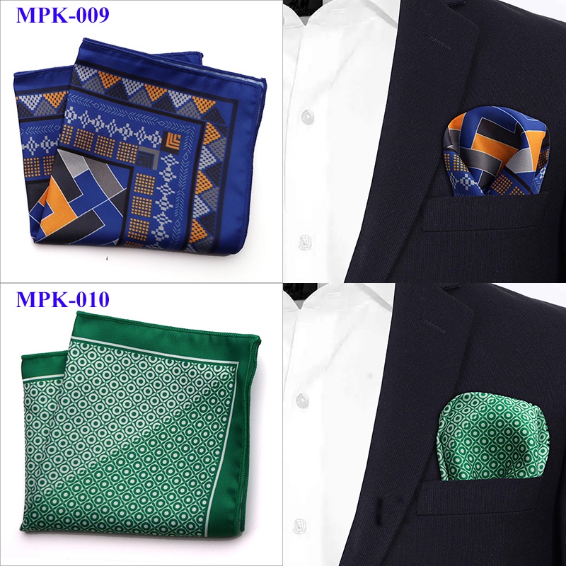 Khăn Tay Bỏ Túi 23CM * 23CM In Họa Tiết Thời Trang Cho Nam