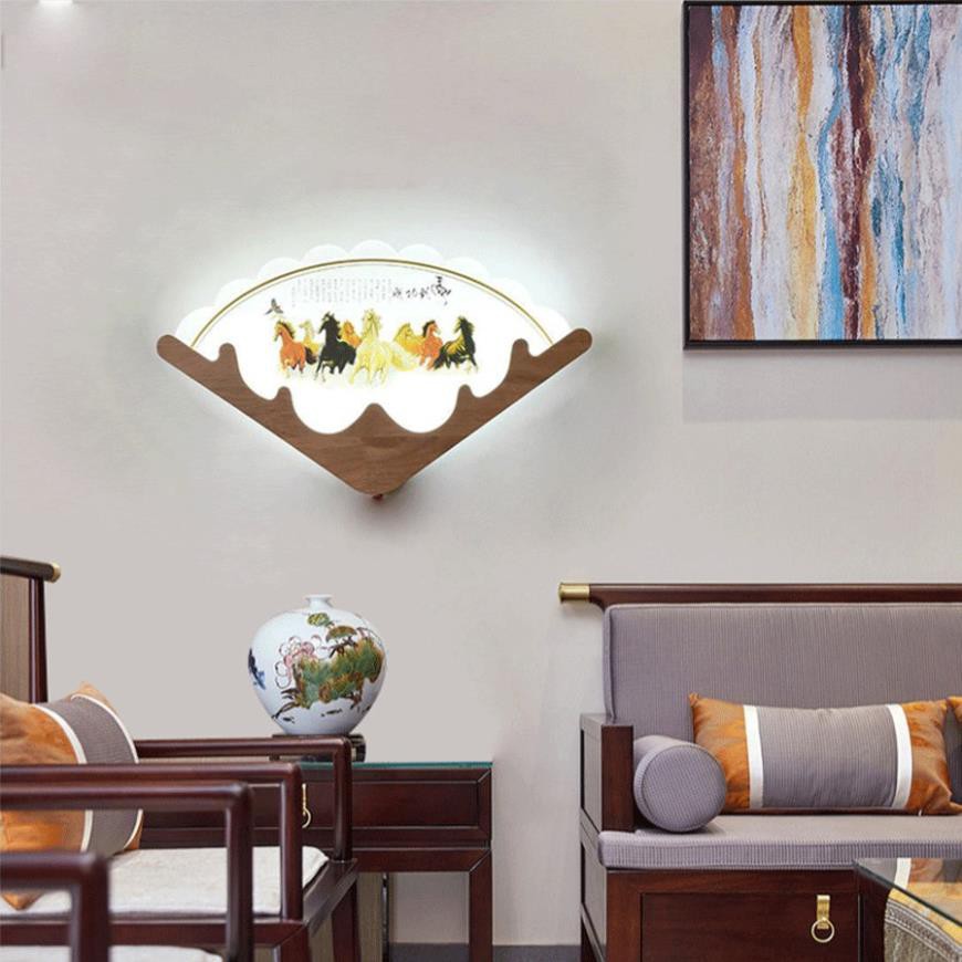 Các Mẫu Đèn Led Treo Tường Đèn Gắn Tường Hình Quạt Trang Trí Phòng Khách Cầu Thang Hiện Đại