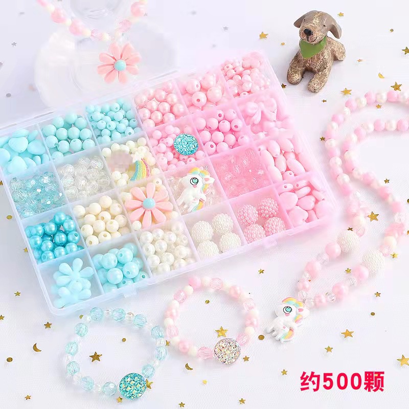 Bộ Dụng Cụ Làm Đồ Thủ Công Đính Hạt Xinh Xắn Cho Bé Và Mẹ |Đồ Chơi Hạt Nhựa Hình Công Chúa Elsa Sophia Cho Bé Gái