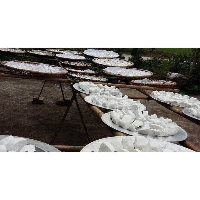 Bột hoàng thanh nhà làm hàng đặc sản hiếm có 1KG mát và tốt gấp nhiều lần bột sắn