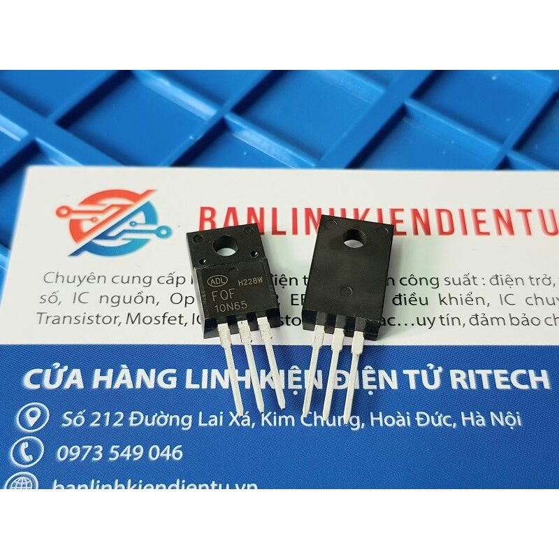 [ Combo 4 chiếc ] FQPF10N65 10A 650V TO-220F FQF10N65 10N65