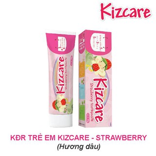 Kem đánh răng Kizcare Strawberry Toothpaste (Hương dâu) 90gr