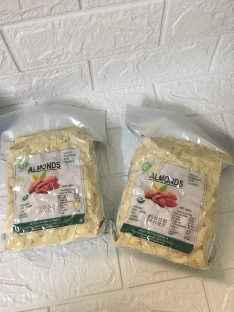 1kg Hạnh nhân thái lát - hạnh nhân lát Mỹ