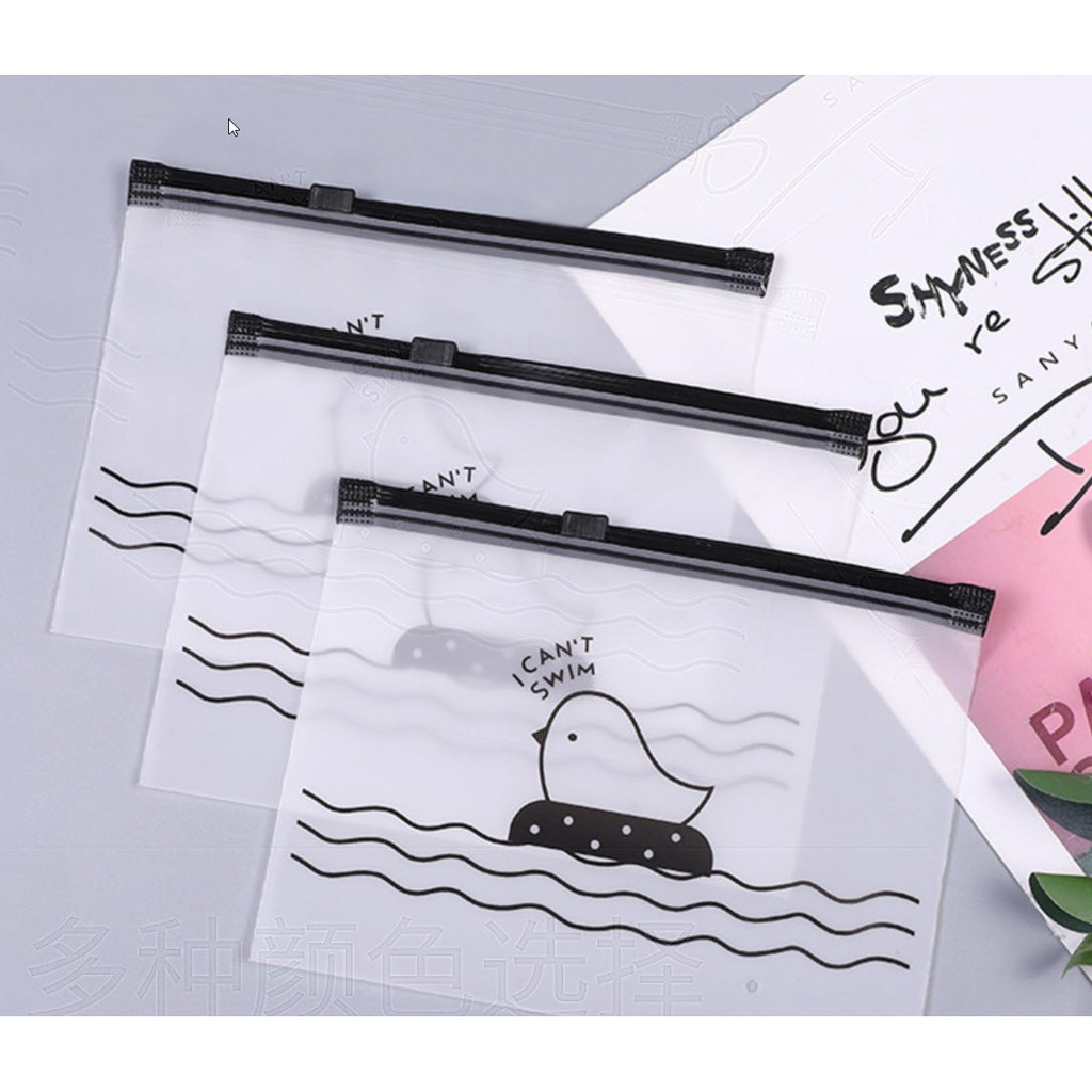 [HCM] Túi zip mờ kéo khoá đựng đồ, quần áo, đồ sạch, vật dụng nhiều SIZE TIỆN DỤNG