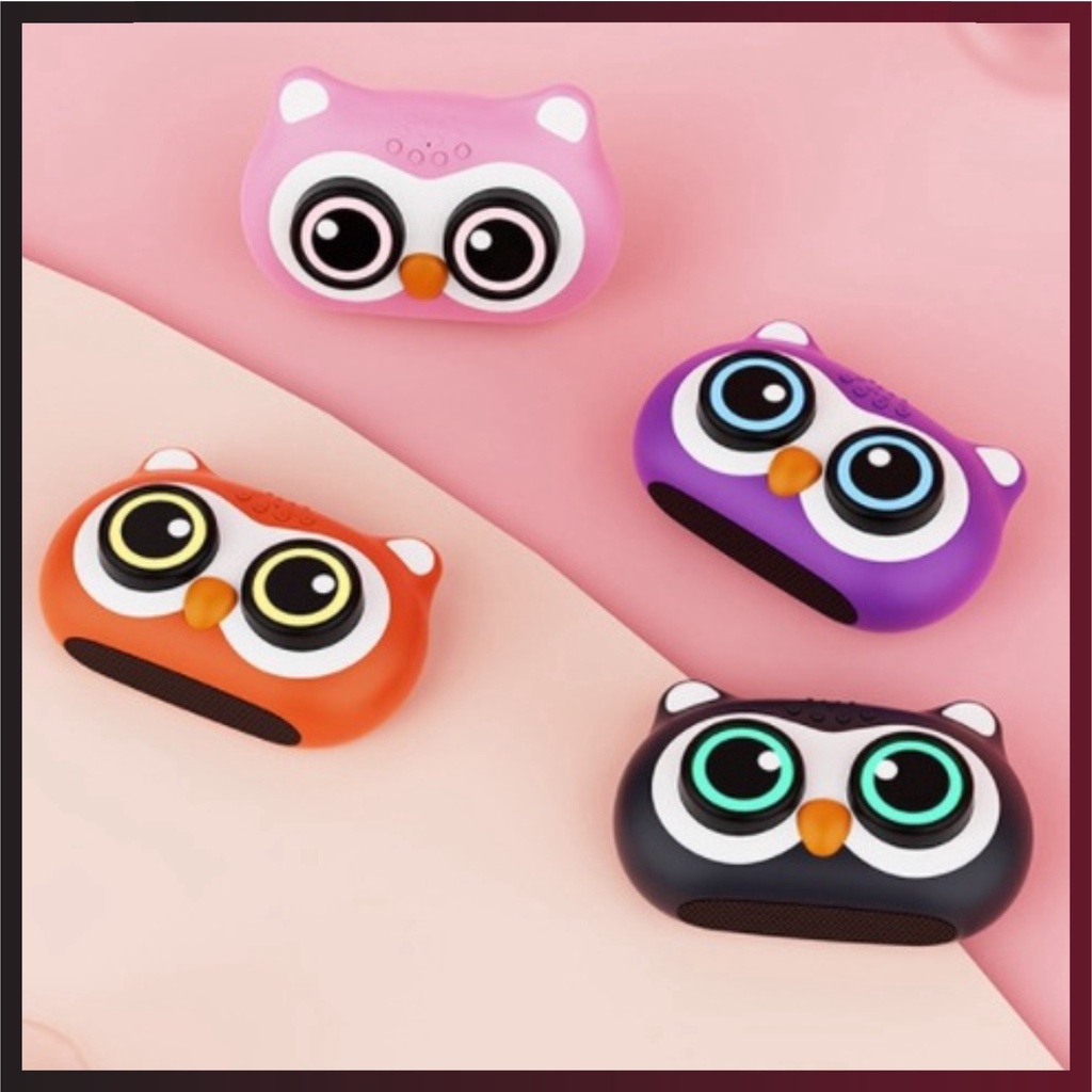 Loa bluetooth mini L23 Loa không dây mini bluetooth kute cú mèo thiết kế độc lạ bắt mắt âm thanh hay