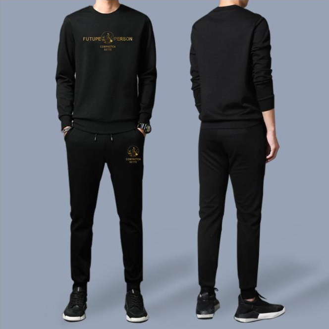 Bộ Quần Áo Nam Áo Thun Dài Tay FUTUPE Quần Jogger Bo Gấu Phong Cách Thể Thao Thời Trang Zenkonam MEN QA 141