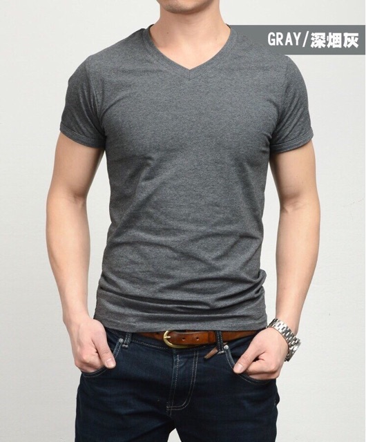 Áo thun nam cổ tim vải đẹp mịn body tigershop Tgs001 | BigBuy360 - bigbuy360.vn