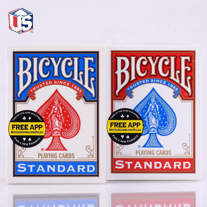 Bộ bài Bicycle Standard 808 kèm 5 viên xí ngầu, Thẻ Sưu Tập USPCC, Trò Chơi Thẻ Ma Thuật, Đạo Cụ Ảo Thuật Cho Nhà Ảo Thuật