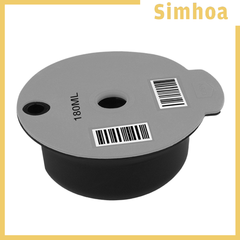 [SIMHOA]Reusable Coffee Capsule Pod Slicone Lid Fits Bosch for Tassimo Machine