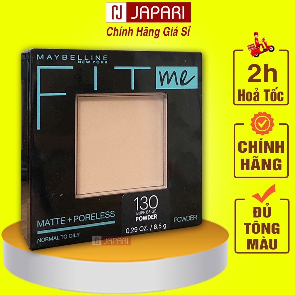 Phấn Phủ Kiềm Dầu Maybelline Fit Me NÉN CHÍNH HÃNG  - Maybeline Fit me Chống Nắng Chống Nước -Trang Điểm Make Up Japari