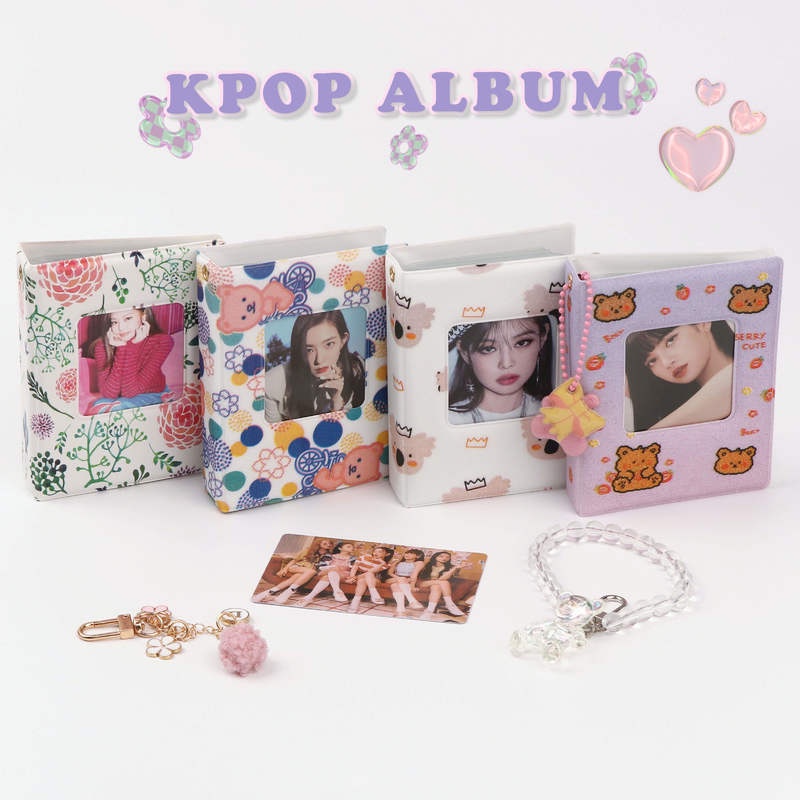 Album Ảnh 3 inch Dạng Nhám Hình Gấu Kpop
