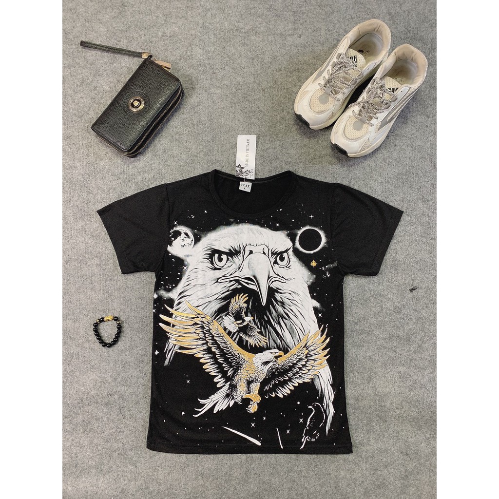 Áo Phông Nam In Hình 3D Đại Bàng Chất Thun Mát Mẻ - AP01 -Shop VK_Clothes