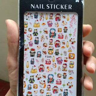 Sticker nail tết các mẫu