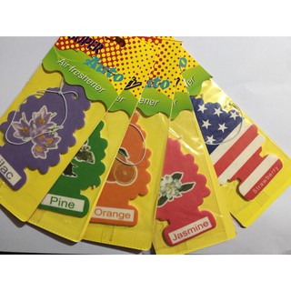 Cây thông thơm - Sáp thơm cây thông Little Trees khử mùi xe ô tô, tủ đồ