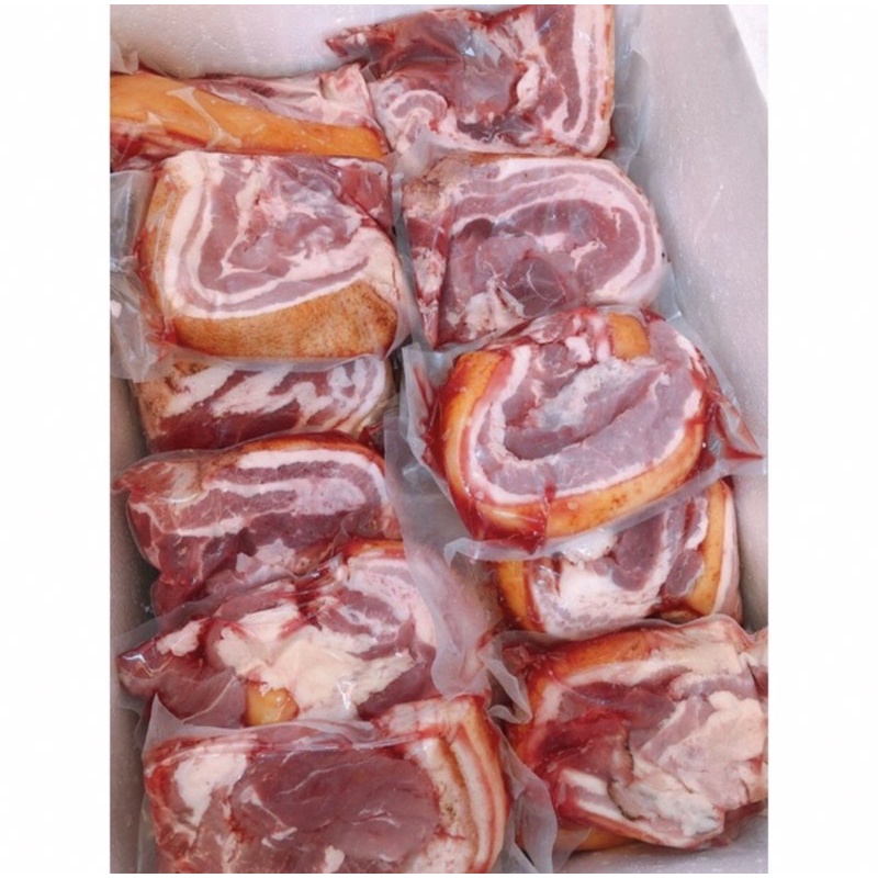 1kg thịt ba rọi heo rừng tươi