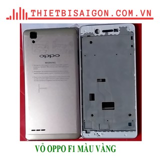 Vỏ sườn oppo f1 màu vàng