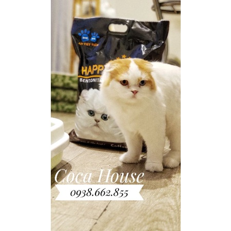 Cát vệ sinh mèo ❤ 𝐇𝐀𝐏𝐏𝐘 𝐂𝐀𝐓 𝟭𝟎𝐋 ❤ 8kg vón tốt khử mùi tốt rất ít bụi