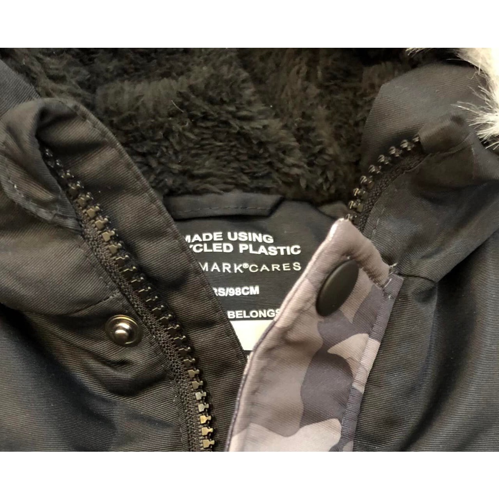 Áo khoác parka lót lông cho bé cực đẹp