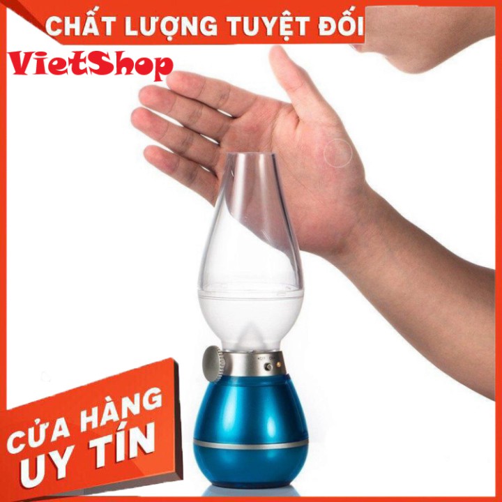 Đèn Thổi Cảm Ứng, Đèn Thờ Điện Sạc Pin Thổi Là Sáng, Thổi Là Tắt Tiện Dụng - VietShop