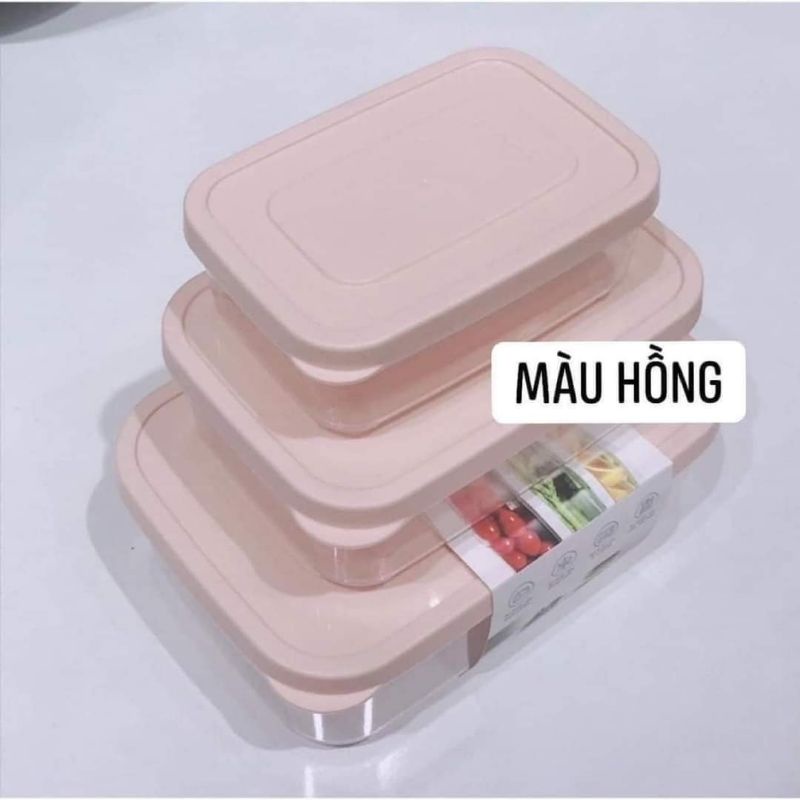Bộ 6 hộp đựng thực phẩm INOCHI/Hộp nhựa nguyên sinh INOCHI