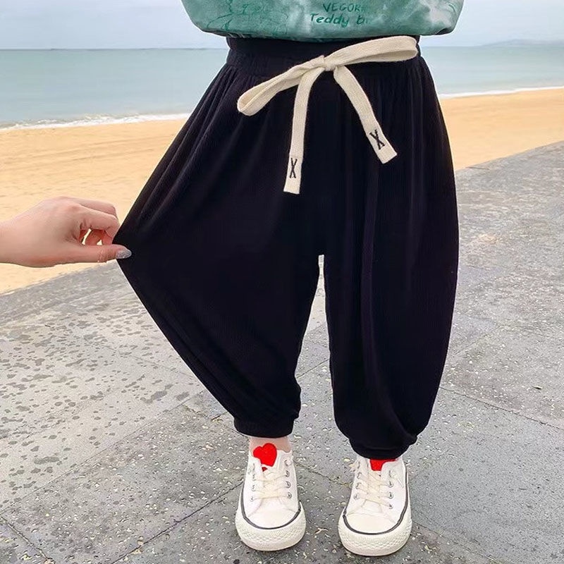 [Babycat] Hàng Có Sẵn Quần Ống Rộng Siêu Nhẹ Chống Muỗi Phong Cách Nhật Bản Hàn Quốc Thời Trang Mùa Hè Hàng Mới Dành Cho Bé Trai Bé Trai Và Bé Gái