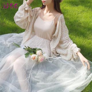 Áo Khoác Kimono Nữ Phối Ren