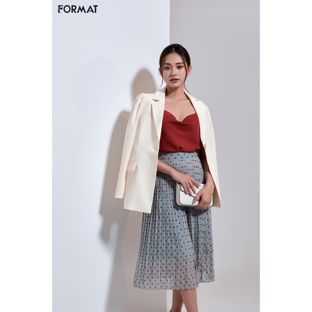 Áo vest nữ FORMAT cao cấp 2 lớp dài tay B9COA002J
