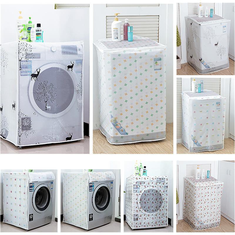 Áo trùm máy giặt cửa ngang vải poly siêu bền bảo vệ máy giặt khỏi bụi bẩn trầy xước