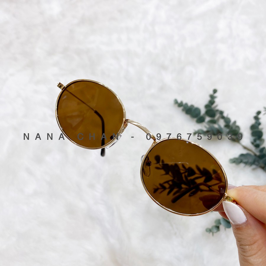 Kính râm gọng vàng mảnh chống UV cho bé K020, phụ kiện thời trang cá tính cho bé trai bé gái 2022