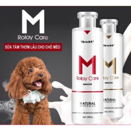 Sữa Tắm Rolay Care – Dầu Tắm Dành Cho Chó Mèo – Thể Tích 500ml - Chăm Sóc Lông Cho Thú Cưng