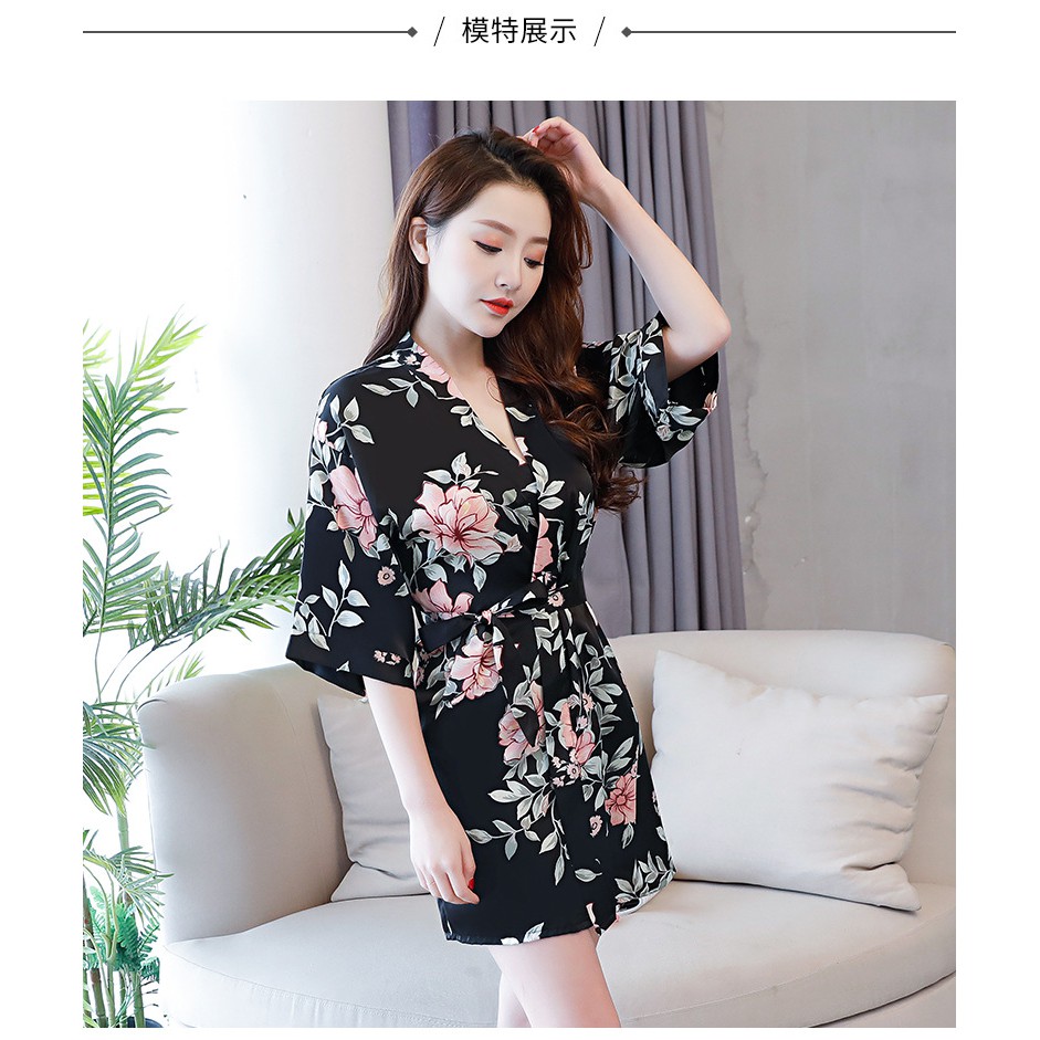 ÁO CHOÀNG NGỦ LỤA SATIN L16
