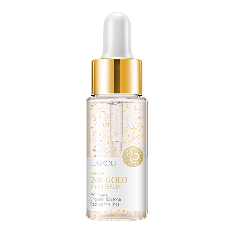 Bộ Kem Dưỡng Da Mặt LAIKOU Chiết Xuất Ốc Sên Axit Hyaluronic 25g Serum Vàng 24K Dưỡng Ẩm Chống Nhăn Chống Lão Hóa Da