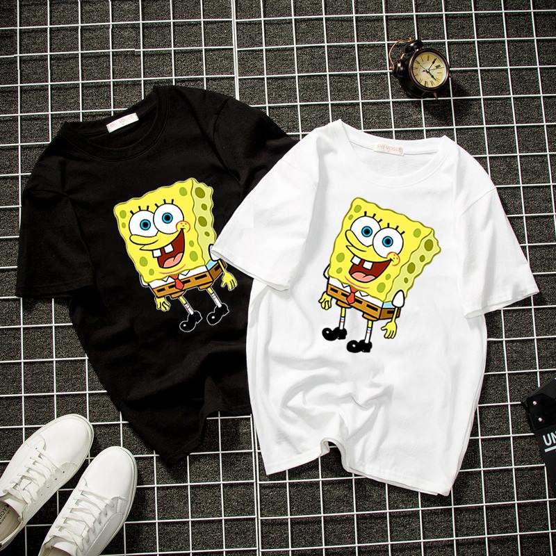 Áo thun unisex form rộng họa tiết đẹp mắt thời trang cá tính vải dày mịn 2019T1367