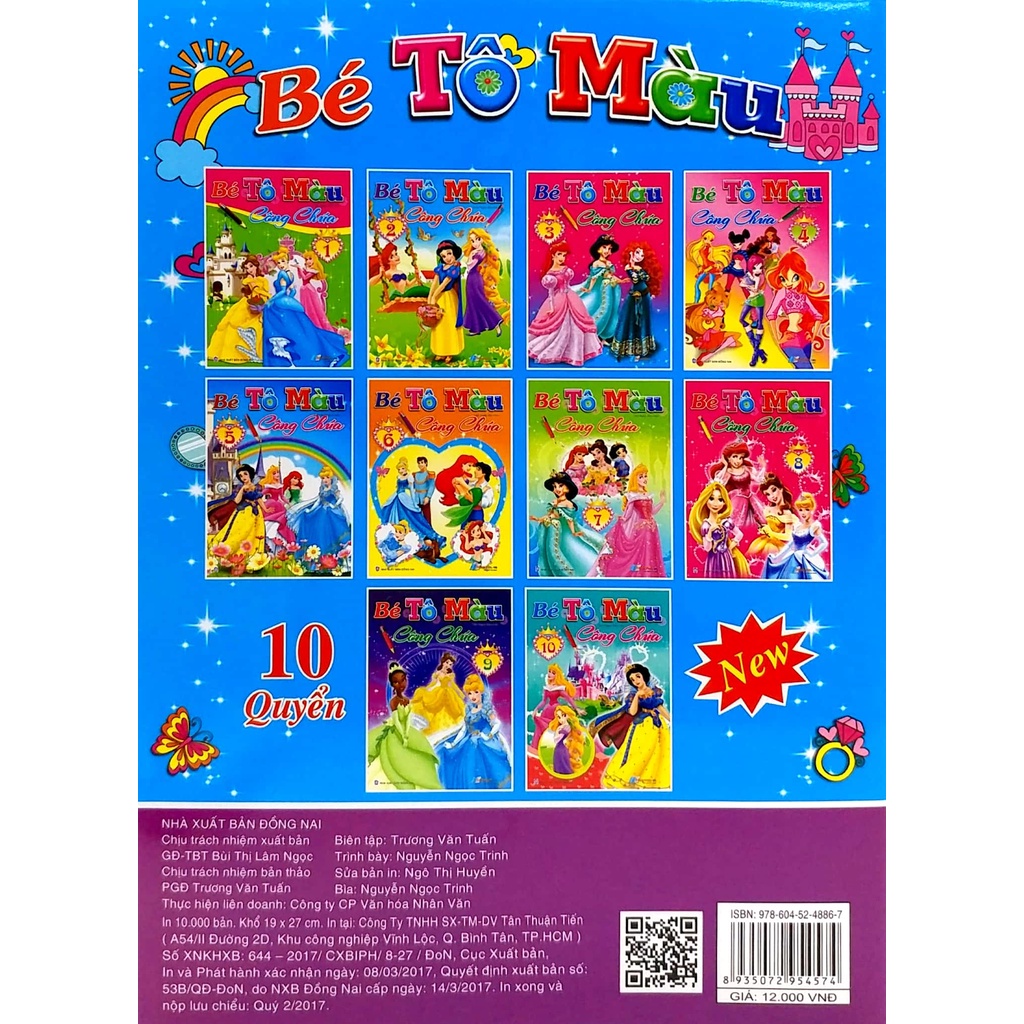 Sách Bé Tô Màu Công Chúa - Tập 2