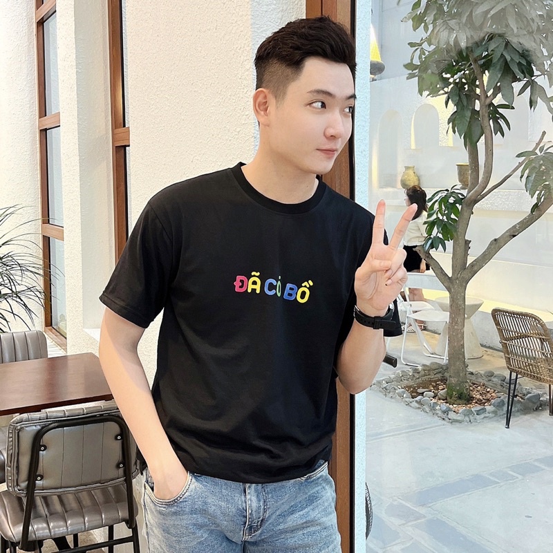 Áo Thun Unisex Nam Nữ  ĐÃ CÓ BỒ/CHƯA CÓ BỒ Màu Trắng/Đen Ulzzang Hot Trend Street Style Mr Smile 99 Shop