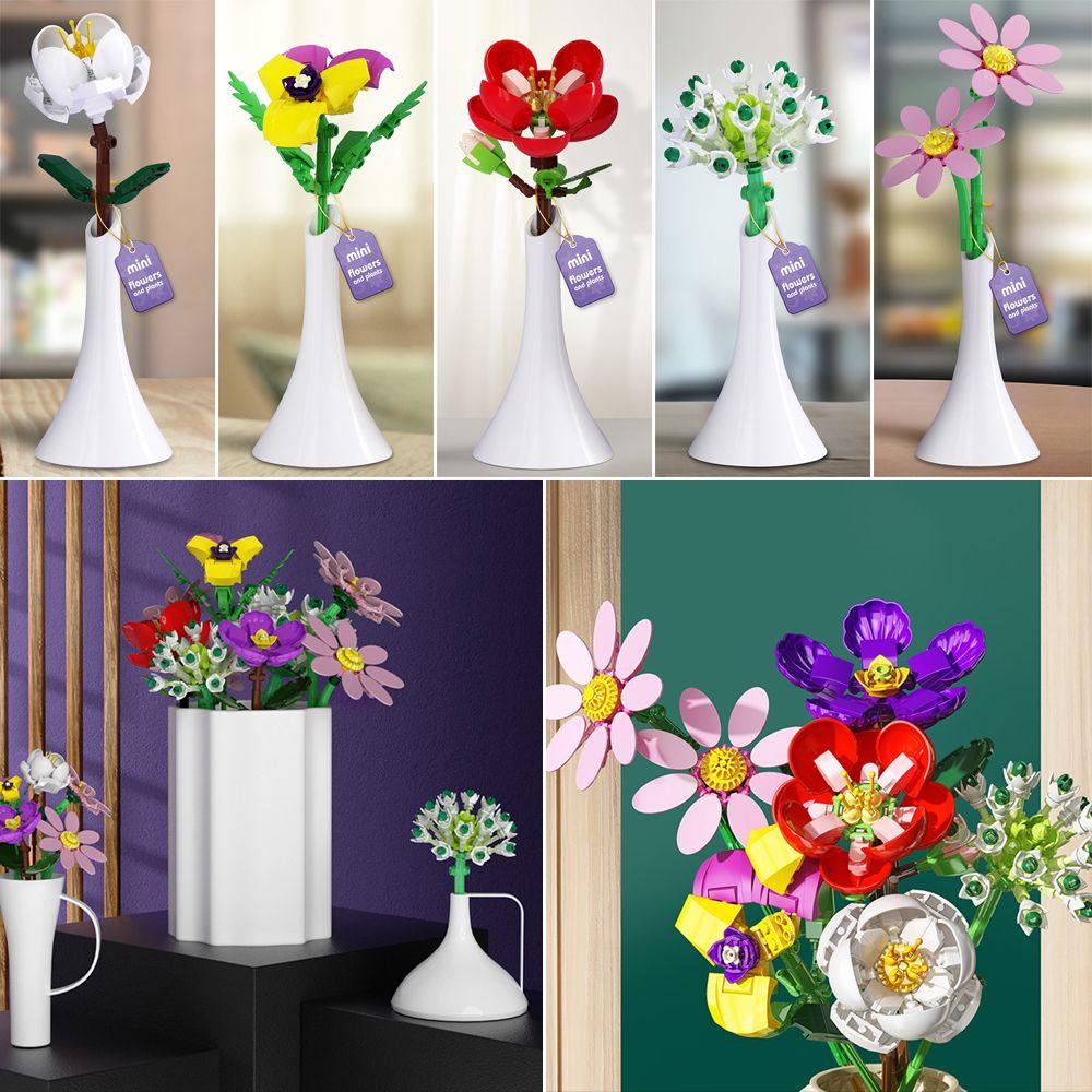 Bộ Đồ Chơi Lắp Ráp Mô Hình Hoa Hồng Ba Chiều Sáng Tạo