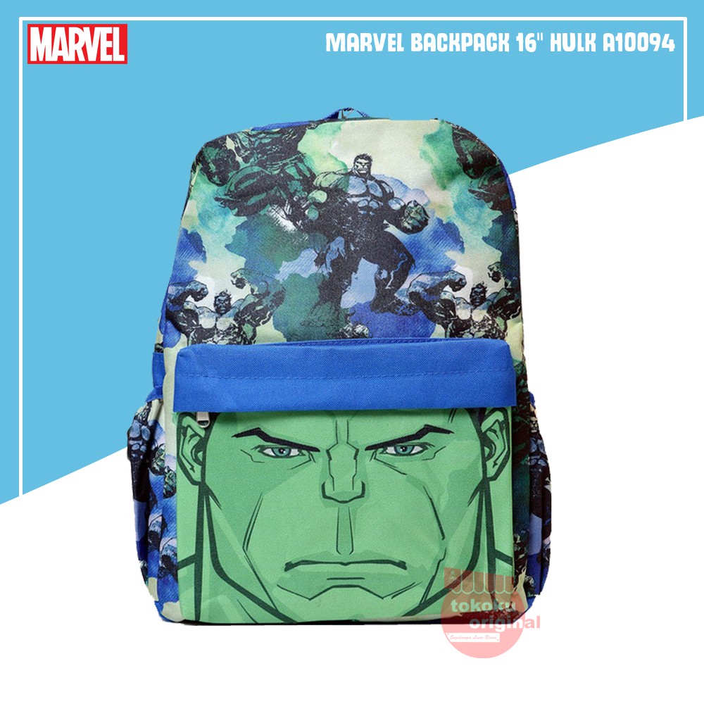 Ba Lô In Hình Nhân Vật Siêu Anh Hùng Marvel 16 "hulk A10094