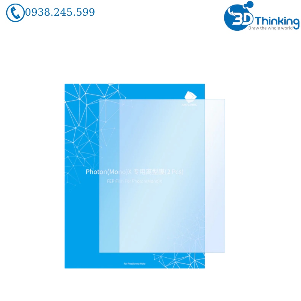Phim FEP cho Máy in 3D Photon Mono X / Mono X 6K / M3 Plus