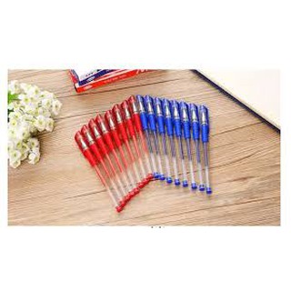 Com bo 100 Bút Bi Nước Xanh, Đỏ, Đen
